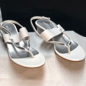 Sesto Meucci   Women Shoes.  White Sandals